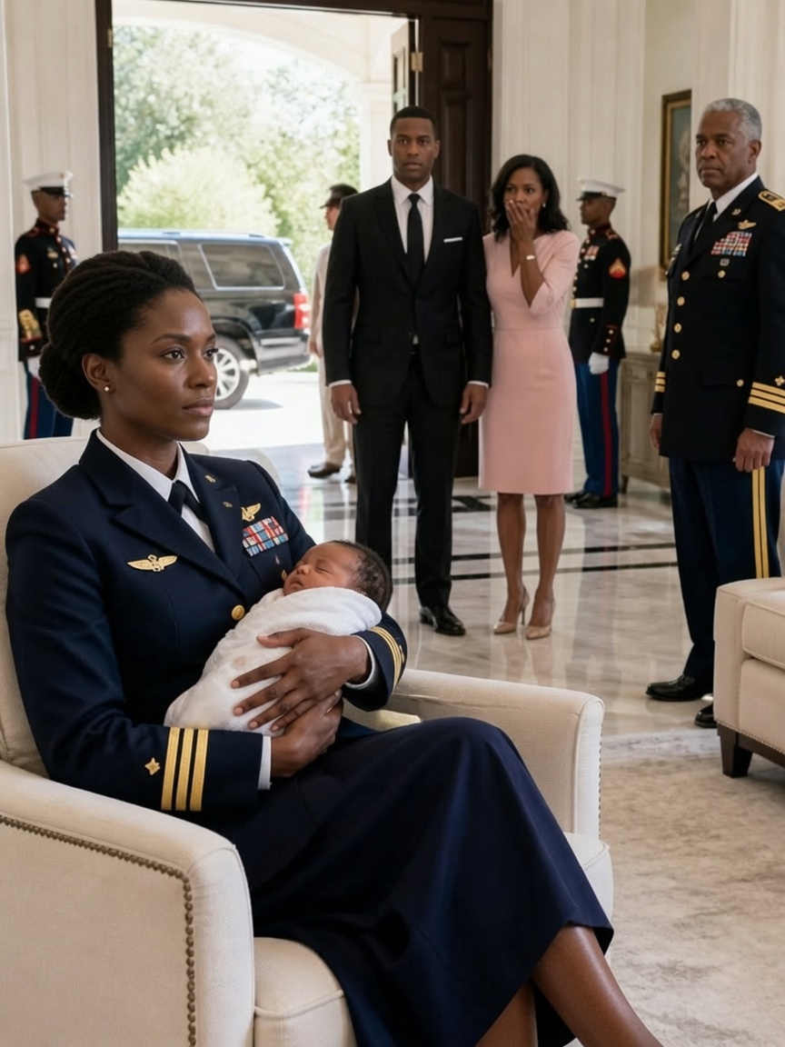 I literally begged my husband on my knees to take me to the ER because I was in labor, but he snapped that I was just being dramatic and walked out to celebrate his mother’s birthday. Two days later, he smugly showed up at home, expecting to hold his newborn baby. But instead of hearing a baby’s cry, he was greeted by military vehicles packing our driveway and loaded guns waiting just for him.
