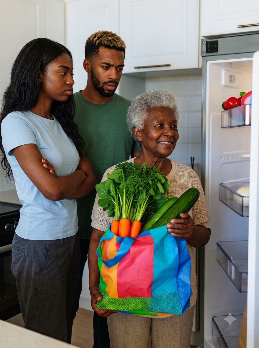 Every Sunday my mother in law emptied our fridge. When I complained, my husband called me selfish. So I left a “gift” inside and when she opened it, she screamed and fainted, while my husband fell to his knees, begging for forgiveness.