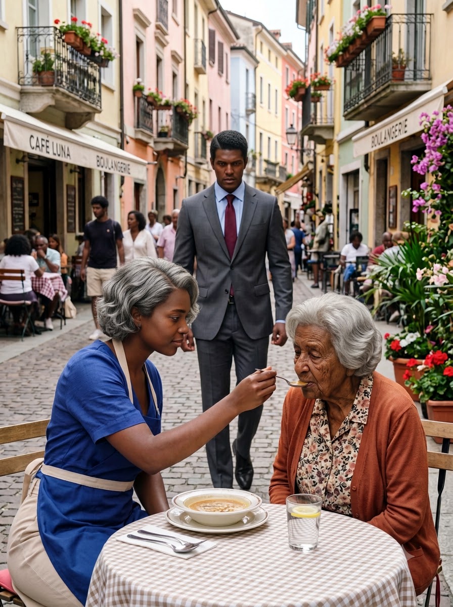 A Billionaire Saw A Humble Waitress Gently Feeding His Mother With Parkinson’s In A Small Restaurant — The Decision He Made After Watching Her Changed All Their Lives