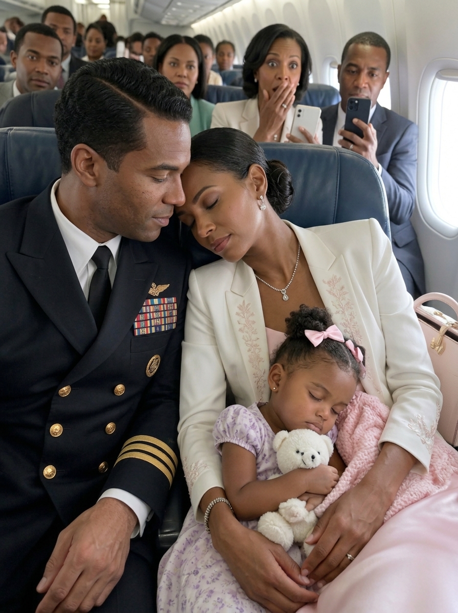 After My Divorce, I Pretended to Fall Asleep on a Coast Guard Commander's Shoulder to Stop Passengers From Filming Him. Hours Later, My Ex Turned the Viral Photo Against Me—Until One Hidden Picture Exposed a Secret Connection He Never Wanted Me to Find.