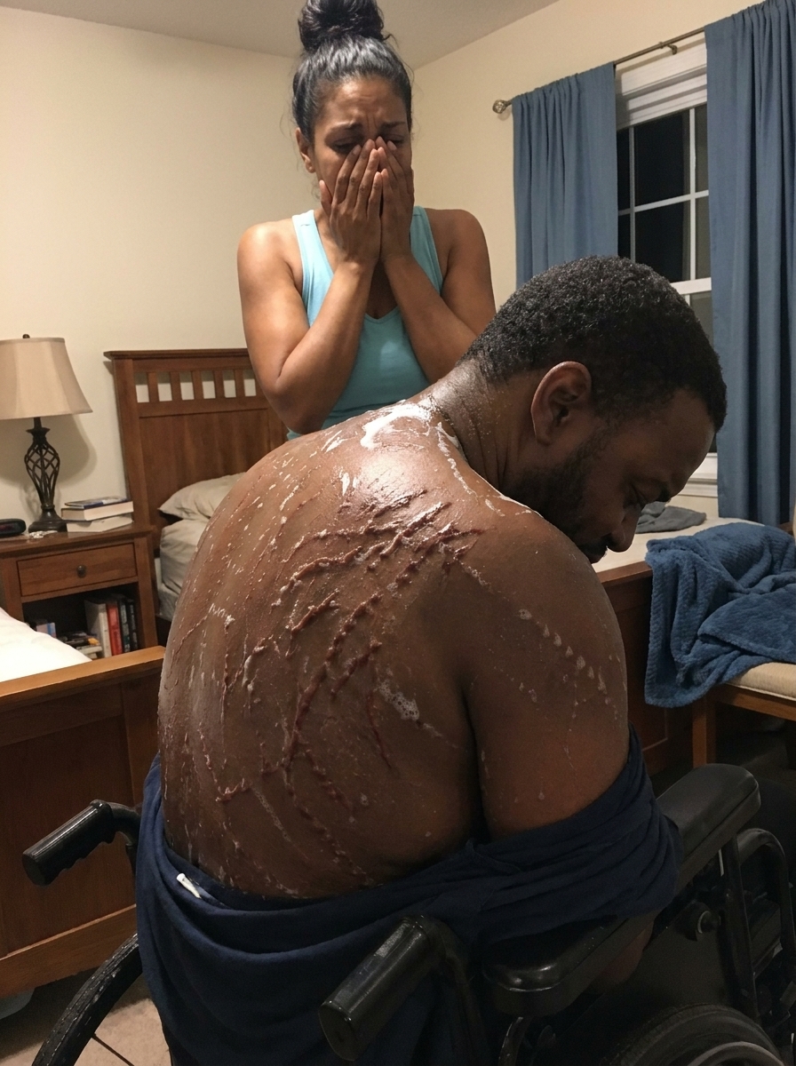 MY HUSBAND MADE ME PROMISE NEVER TO GO INSIDE THAT ROOM — THEN I WASHED MY BROTHER-IN-LAW’S BACK AND UNDERSTOOD WHY.