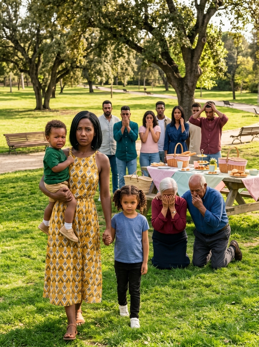 At the Easter picnic, my mother said, “Next time, don’t bring the boy.” No one defended my son until my eldest daughter pulled her chair back and said, “Say it again.” Everyone at the table fell silent. And then… everything changed.