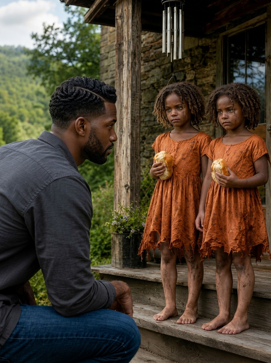I drove to my late wife’s mountain house to say goodbye to the life we had lost. Instead, I found two abandoned twin girls standing on the porch,