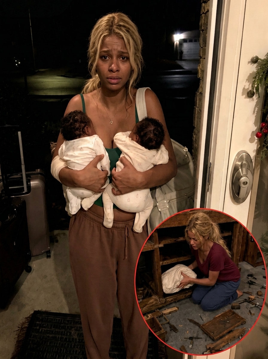 My Stepdaughter Who Always Despised Me Came Back Holding Twin Babies and Begged Me to Take Her In – What I Caught Her Doing in My Husband’s Workshop Left Me Speechless