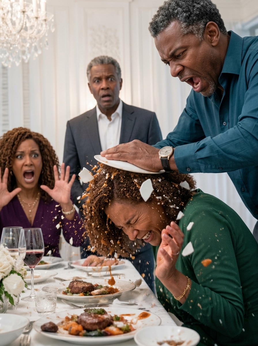 My Husband Smashed a Plate Over My Head at Family Dinner Because I Refused to Give His Mom My Apartment... Then I Stood Up and Said, "You Have No Idea What I'm Capable Of."
