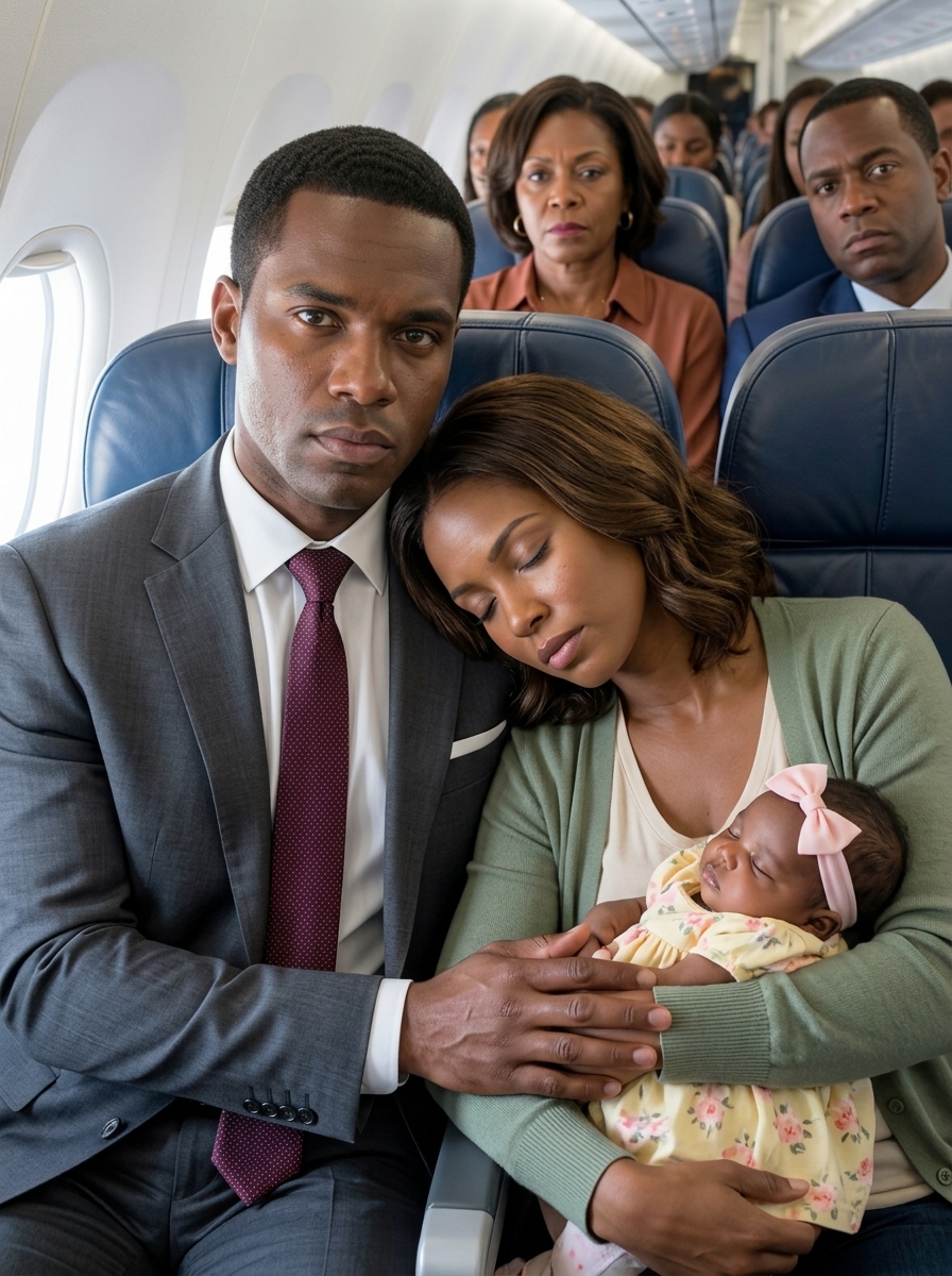 A Stranger Asked Me to Sleep on His Shoulder During Our Flight… When We Landed, I Learned He Was One of America's Most Powerful Billionaires—and My Ex Was Waiting to Take My Daughter