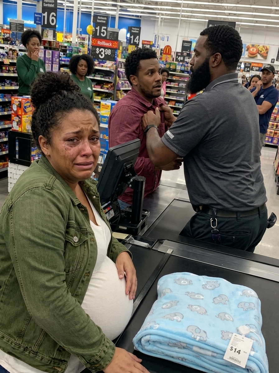 My husband slammed my eight-month-pregnant belly into a checkout counter over a $14 baby blanket. As I collapsed clutching my stomach, he snarled, “You greedy bitch! We’re not wasting my money on useless baby junk!” His smile vanished when the store manager stepped forward, grabbed him, moments later, secrets far worse than anyone imagined was exposed. - usnews