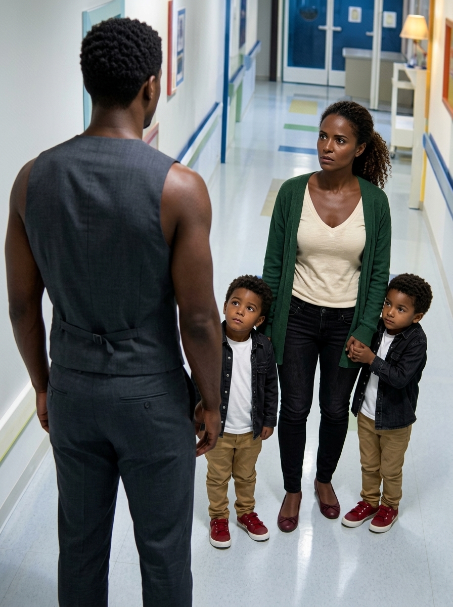 Five years after their divorce, the billionaire goes to the hospital to visit his mother and is shocked to see his ex-wife, whom he believed to be sterile, holding hands with a pair of twins identical to him… - usnews