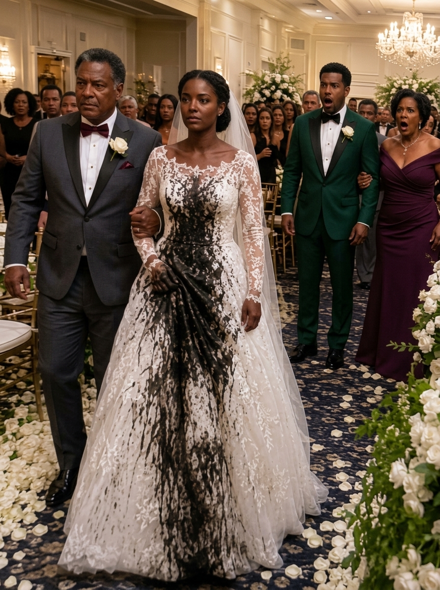 My mother-in-law poured something filthy over my wedding dress and left a note: “Know your place.” In front of 200 guests, I put it on anyway, took my father’s arm, and walked down the aisle without shedding a tear. Then I smiled at the groom and whispered, “Your mother forgot one thing — I know the secret that will destroy you both.” - usnews