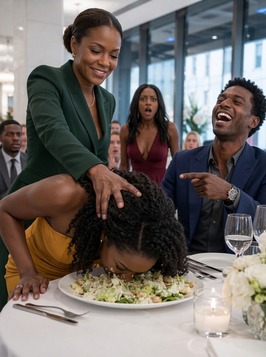 I was just trying to survive dinner when my mother-in-law k:icked my chair and sent me face-first into my salad. “Oh honey, maybe next time sit up straighter,” she said, while my husband laughed like it was the funniest thing he’d ever seen. They thought they had humiliated me in public. They had no idea I already knew their secret—or that this dinner was about to destr0y both of them.