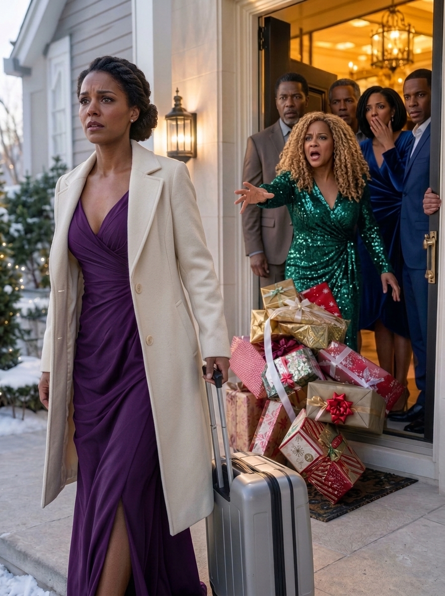 On New Year Eve, mom gave presents to every grandchild except mine, so I quietly left and said never to invite us again—then at 6:00 a.m. on January 1, my family’s “new year’s gift” arrived at their door…