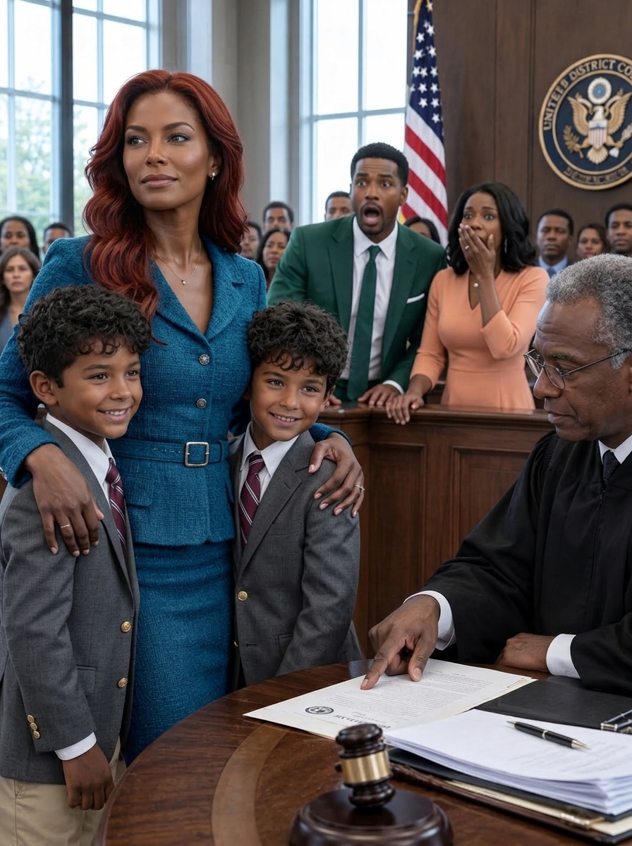 My Husband Walked Into Divorce Court With Three Attorneys, an Ironclad Prenup, and the Woman He Planned to Marry—Certain He Would Take Our Entire Fortune and Full Custody of Our Twin Boys… Until the Judge Opened the Company’s Original Ownership Records, Read the First Name Listed, and Asked One Question That Drained Every Bit of Color From His Face