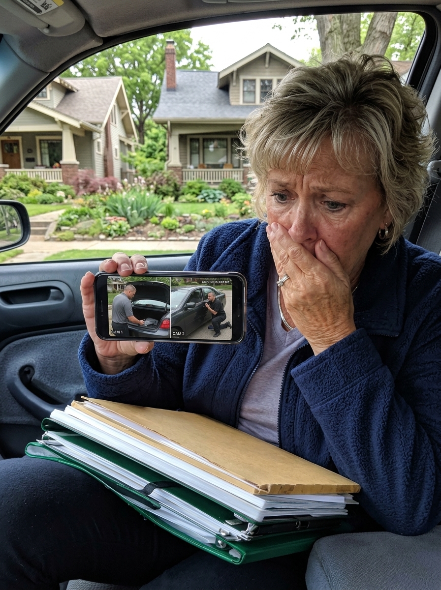 My 78-year-old neighbor pulled me aside and whispered, ‘Your son is inside your apartment every Monday while you’re gone.’ I almost laughed—until the hidden camera caught Daniel walking straight to my late husband’s filing cabinet, while his wife placed a scanner on the floor and said, ‘Hurry. She’ll never notice what’s missing.’ - usnews