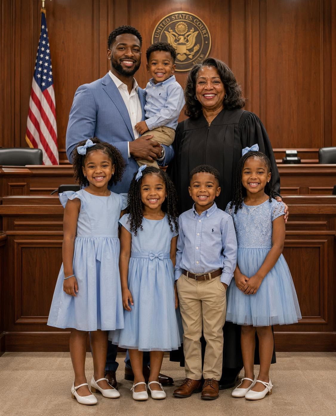 This Single Dad Fought to Adopt 5 Siblings Under 7 Before They Were Separated – The Judge Broke Down After Learning Why