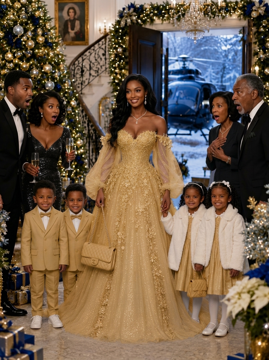 Moral He Invited His “Childless” Ex-Wife to Christmas to M0ck Her—Then She Walked In with the Quadruplets He Abandoned.
