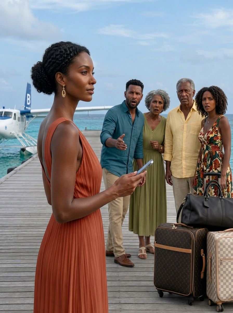 I booked a private island to save my marriage, but he showed up with his mother and his ex: “You’ll cook while we enjoy ourselves”… so I canceled everything right in front of them.