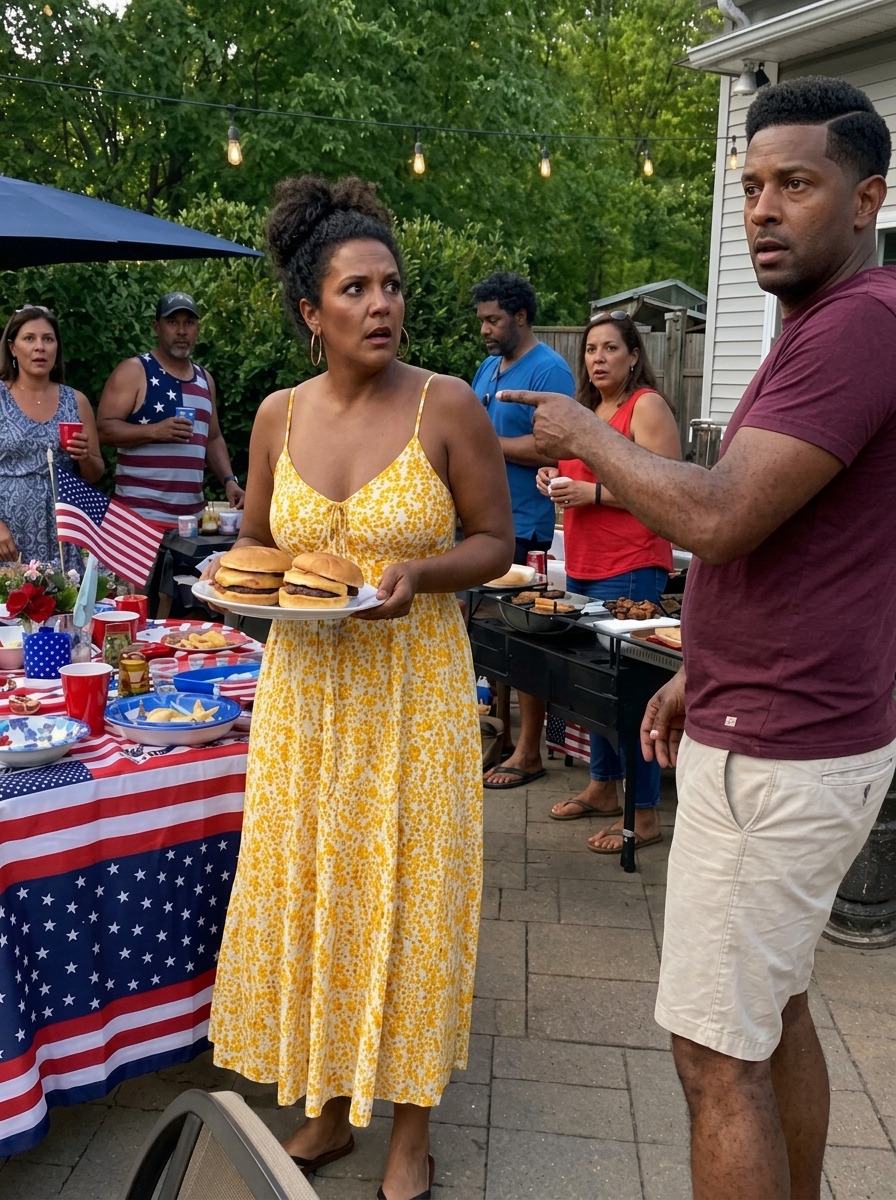 I Invited My Coworker to Our Fourth of July Barbecue Because He Had Nowhere Else to Go – But When He Saw My Wife, He Went Pale