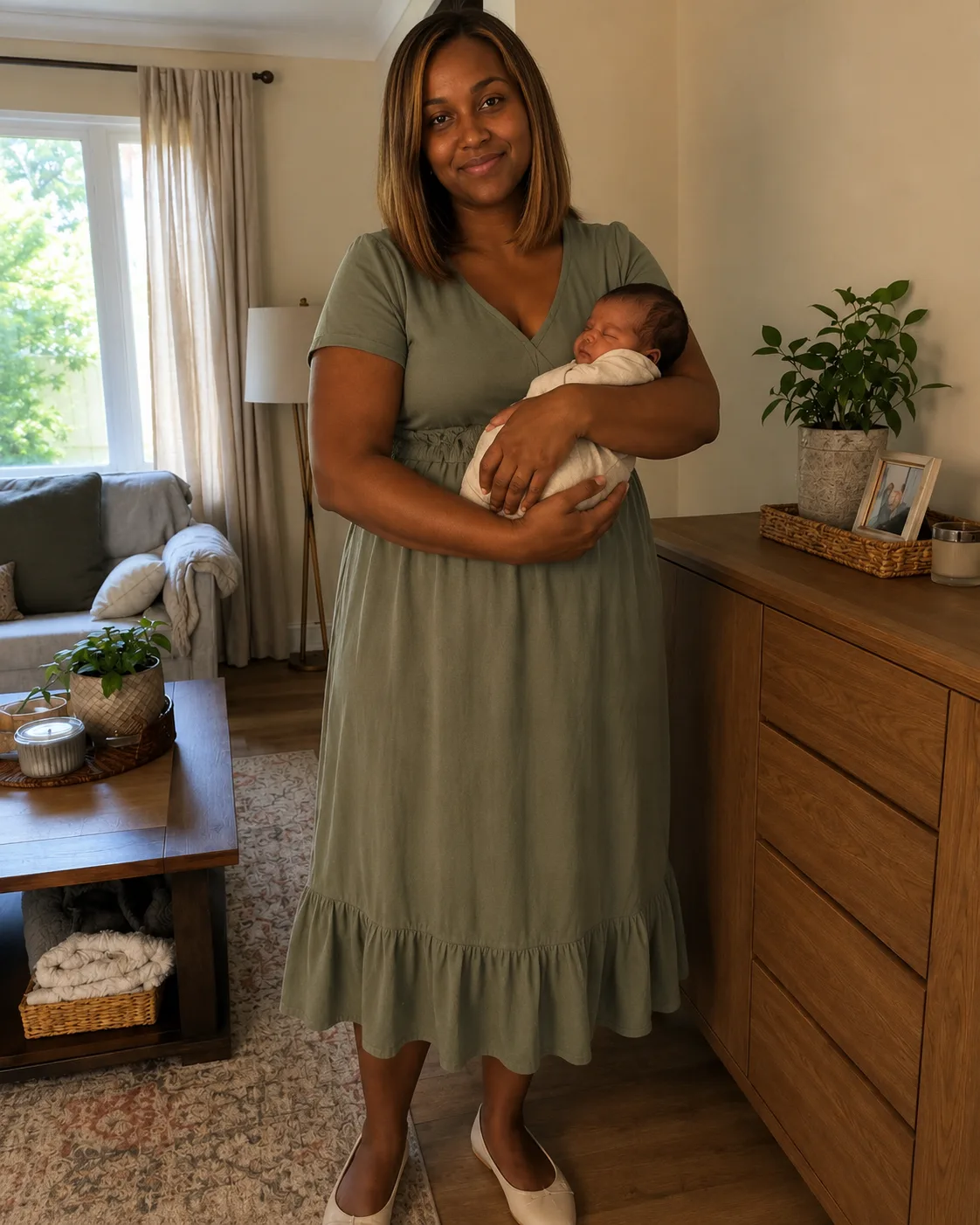 Just Weeks After I Gave Birth, My MIL Told Me to Step Out of the Family Photo, Saying, "Otherwise, No One Else Will Fit in the Frame" — But 10 Minutes Later, She Rushed Over in Panic Because of What I'd Done