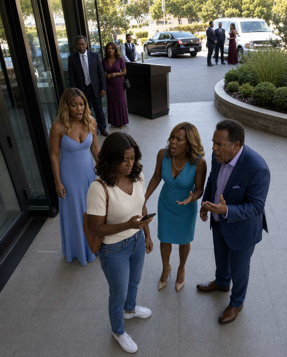 My parents texted me Skip the anniversary party tonight — it's high-society guests only, we don't want it to feel weird."