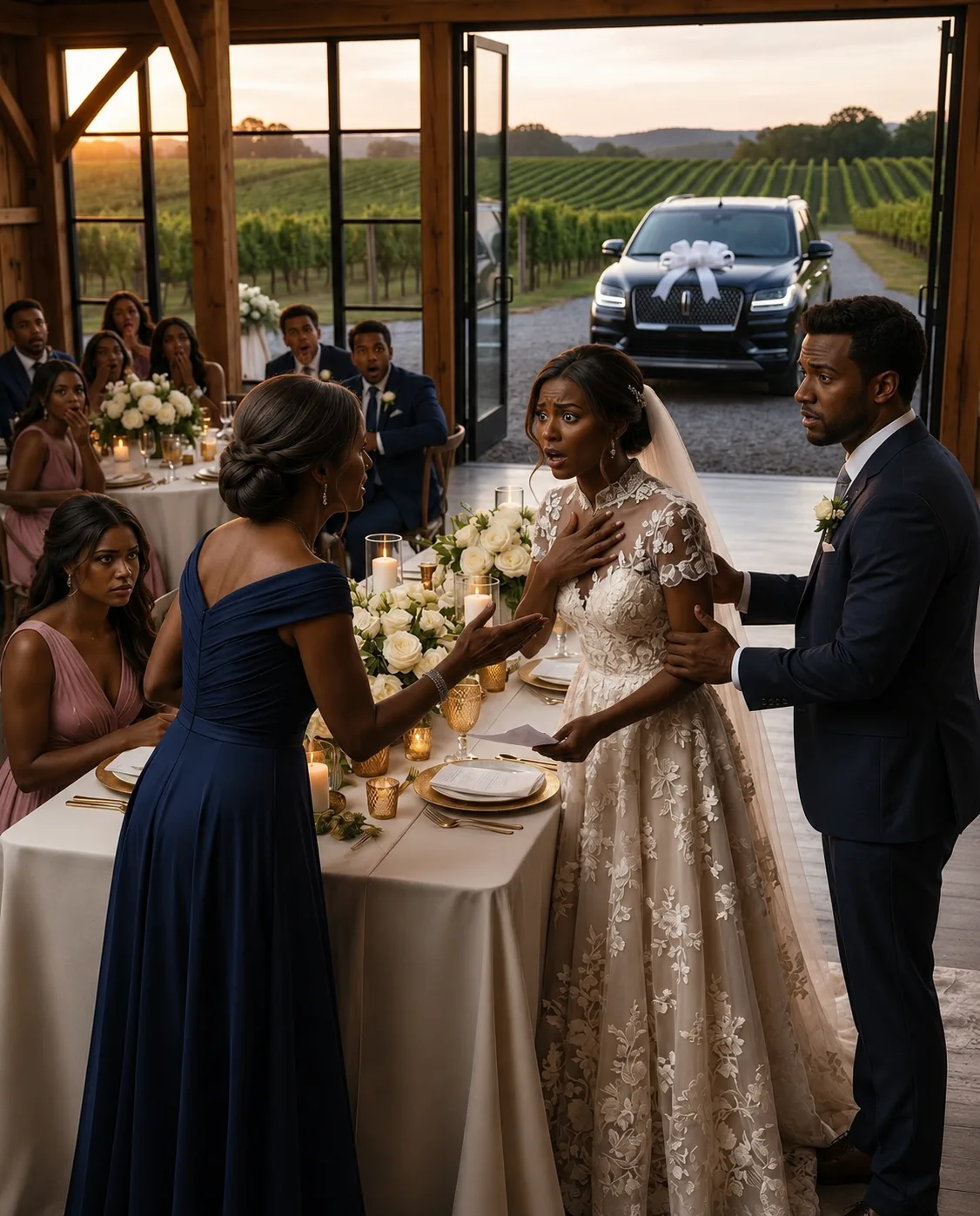 At my own wedding, my mother lifted her champagne glass and told every guest that the brand-new SUV from my in-laws now belonged to my sister