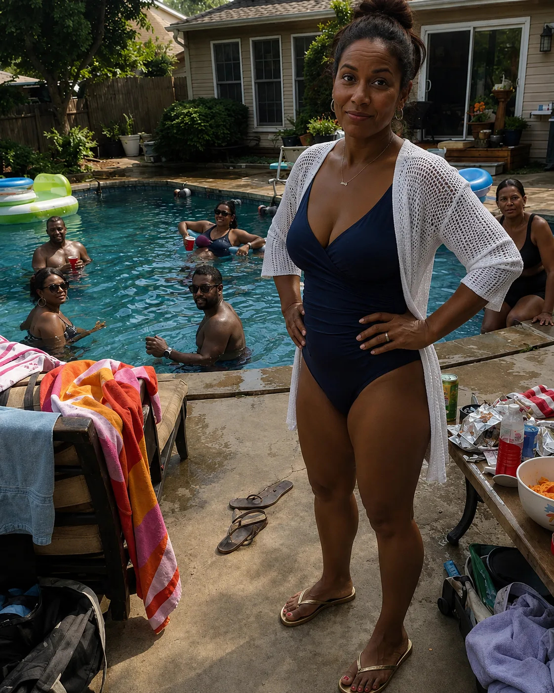 My Neighbor Treated Our Pool Like Her Own and Invited Friends Over While We Were Away — I Didn't Call the Police, But the Next Time They Showed Up, I Was Ready for Her