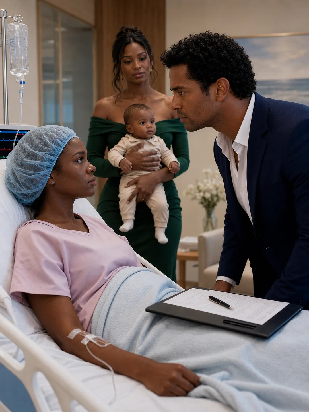 Right before they wheeled me into brain surgery, my husband leaned over the bed and confessed, "I've had a son with your best friend for the last year." He thought if I didn't survive the operation, or lost my memory afterward, he'd never have to answer for any of it. I didn't scream. I quietly canceled every card in his name and handed our entire financial history to a lawyer. By the next morning, he understood that my memory wasn't the only thing he should have been worried about losing.