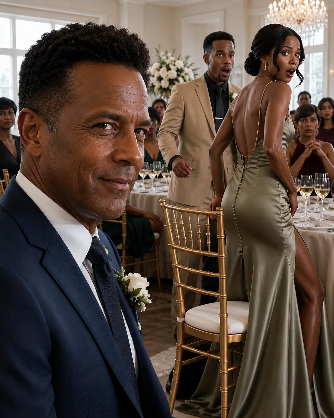 I Saw My Daughter-in-Law Glue My Wife's Chair While My Son Laughed. I Quietly Switched Their Seats. When the Bride Stood, Her Gown Tore Before Everyone — Her Humiliation Was Only the Beginning That Night.