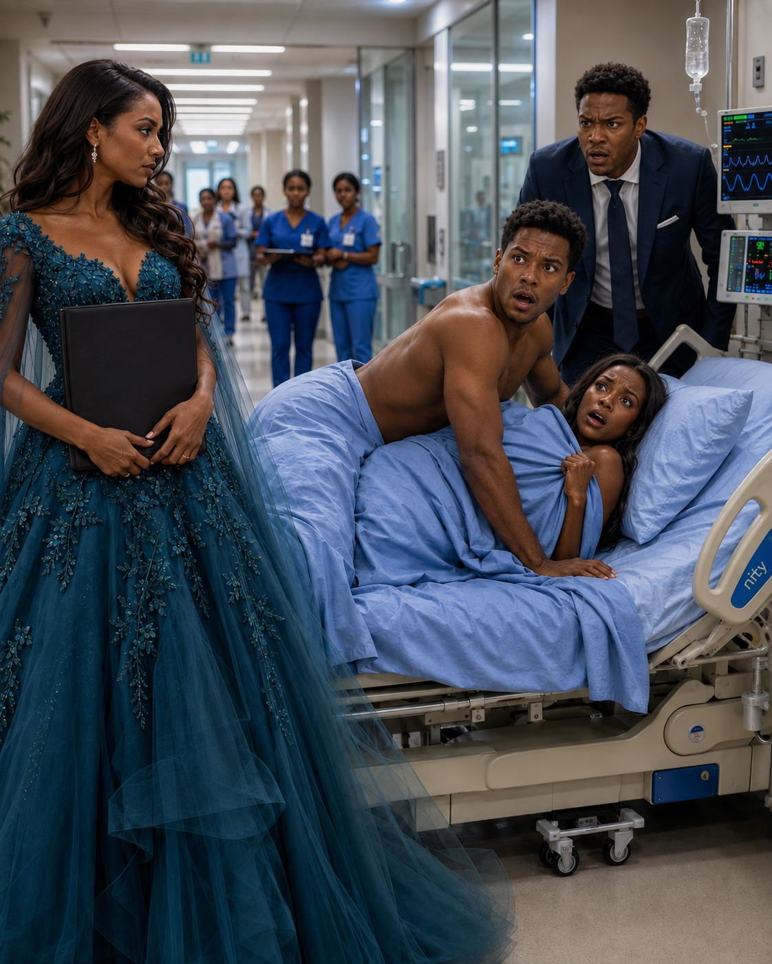 The Hospital Called Me—I Arrived to Find My Husband Physically Stuck Inside My Brother-in-Law's Wife While Doctors Scrambled to Separate Them. What I Later Found Locked in His Office Safe Was So Much Darker Than the Affair.