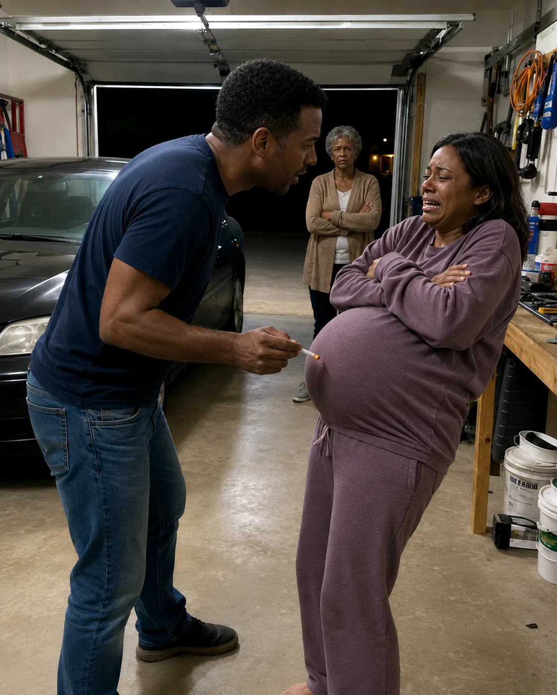 Every Night My Husband Dragged Me Into the Garage While Pregnant, Pressed a Cigarette to My Belly, and Told Me He Would Burn My Baby Alive — Until a Neighbor's Phone Camera Caught Everything