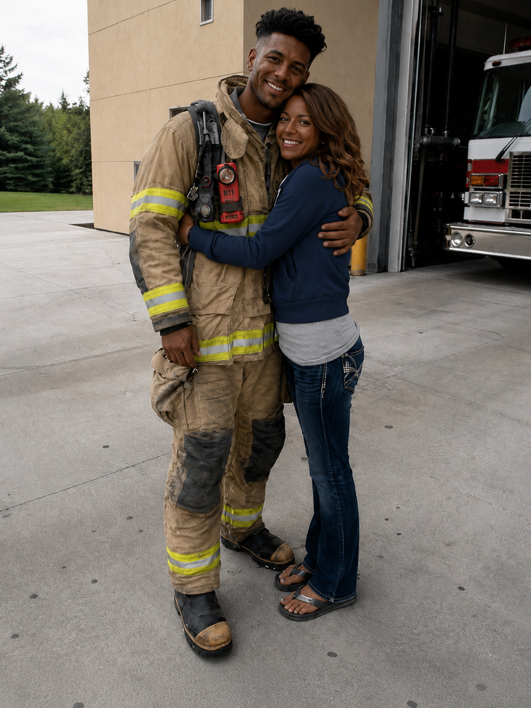 I Surprised My Firefighter Husband at His Station for His Birthday — But His Captain's First Question Stopped My Heart Cold