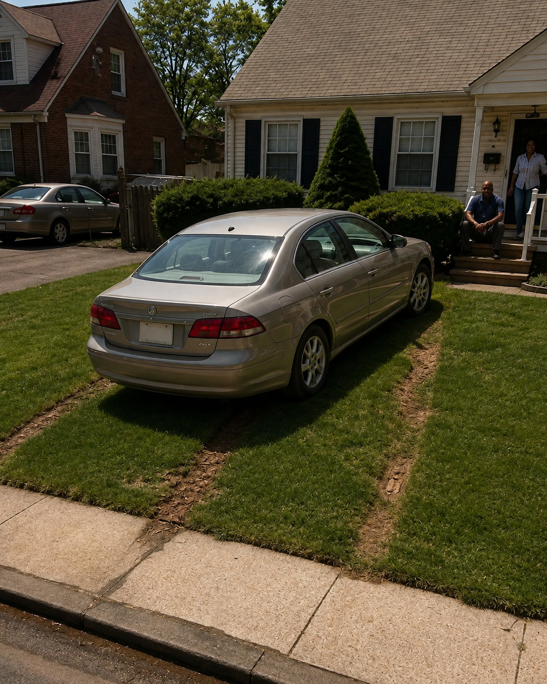 My Neighbor Parked His Car on My Lawn — What Was Waiting for Him by Morning Was Absolutely Priceless