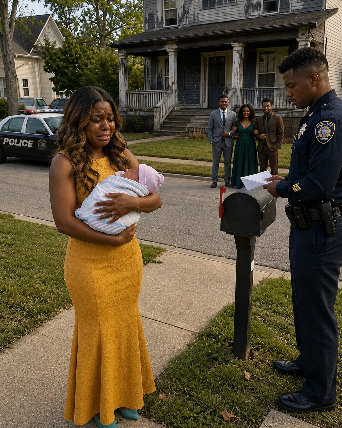 I Became a Widow While Pregnant — Then a Police Officer Found a Mysterious Envelope Waiting Outside My House