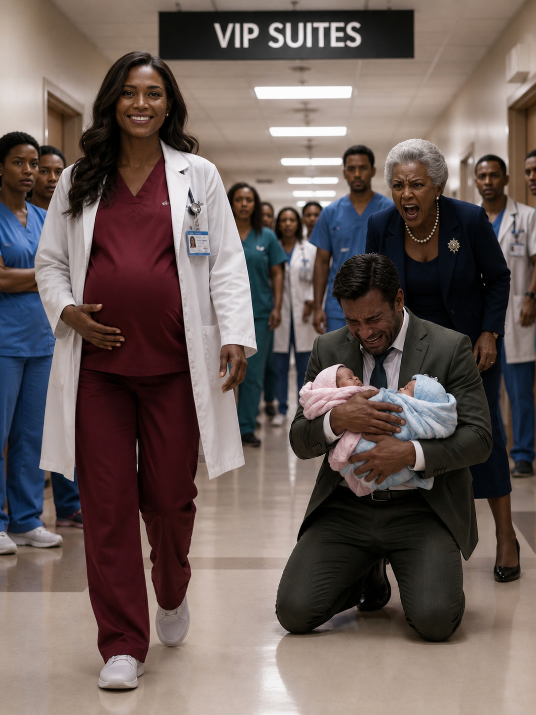 Six Months After My Divorce, My Ex-Mother-in-Law Walked Into My Hospital Carrying Her Newborn Twin Grandsons Like a Victory Parade. She Loudly Announced Her Son Had Finally Left His "Infertile" Wife for a Woman Who Could Give Him Heirs. I Stayed Silent — Until a Doctor Took My Hand and Asked, "Did Your Son Ever Tell You the Real Reason They Never Had Children?"