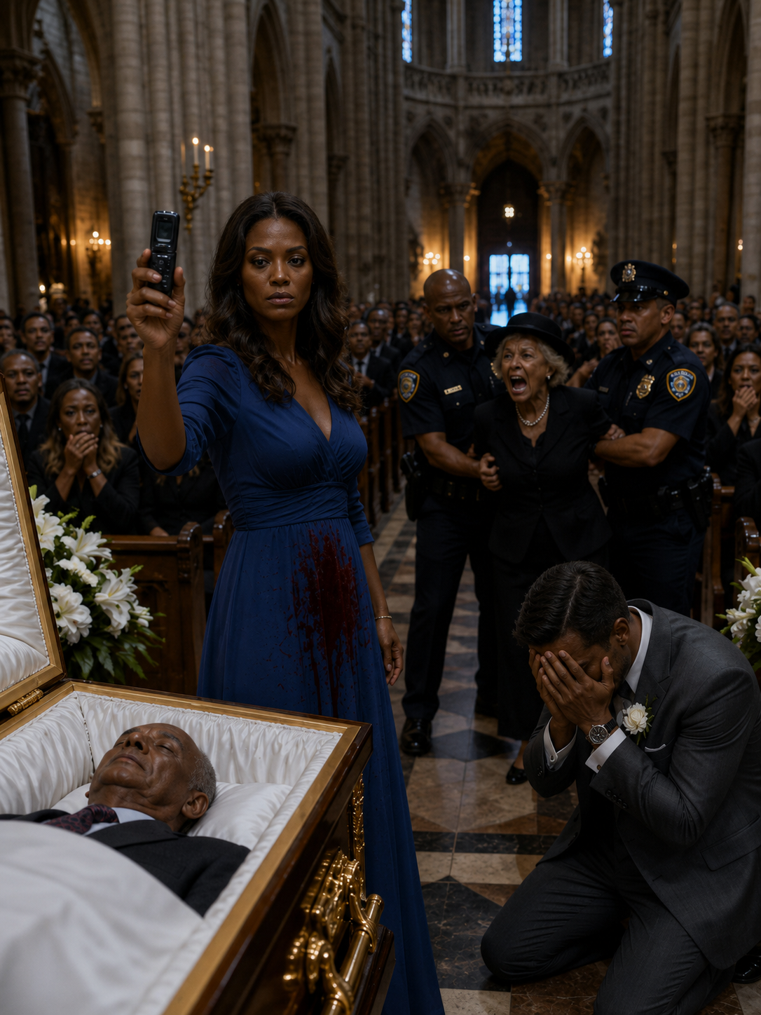 I Was Heavily Bleeding Postpartum, Forced to Stand for Hours Beside My Father-in-Law's Solid Gold Casket Because My Husband Said Sitting Down Would "Disrespect the Dead." When I Begged His Sister to Hold My Screaming Newborn for Five Minutes So I Could Change My Bandages, She Sneered, "Put the Brat on the Floor — Grandpa's Legacy Matters More." That Was the Moment My Mercy Died.