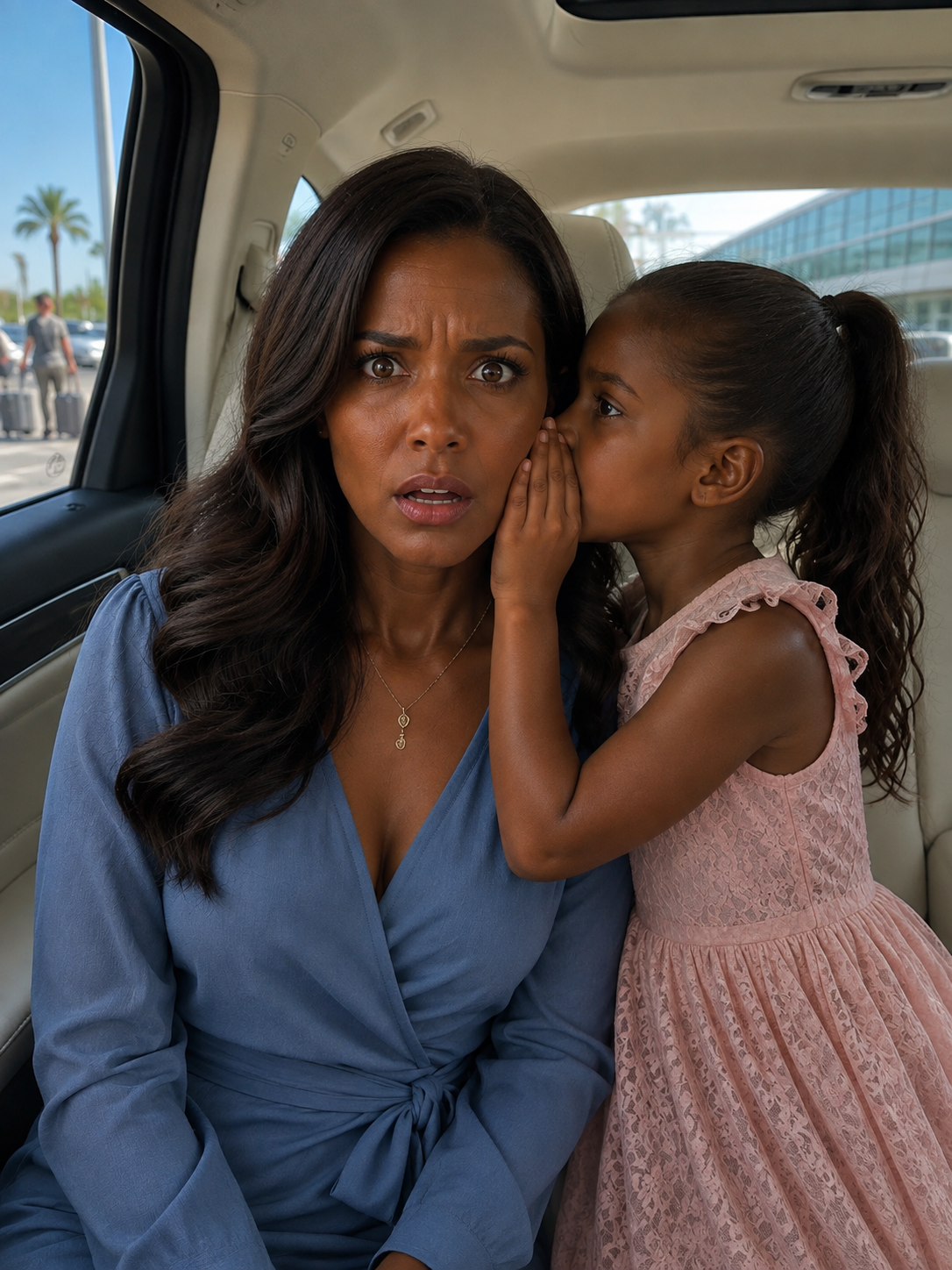 After I Dropped My Husband Off at the Airport, I Took Our Daughter to Lunch. She Burst Into Tears and Whispered, "If I Don't Hide the Suitcase Today, Dad Says You'll Go to Prison." I Read the Six Handwritten Instructions He'd Given Her, Pretended I'd Been Rushed to the Hospital, and Waited for His Call… but His Very First Question Exposed Who He'd Planned to Sacrifice All Along