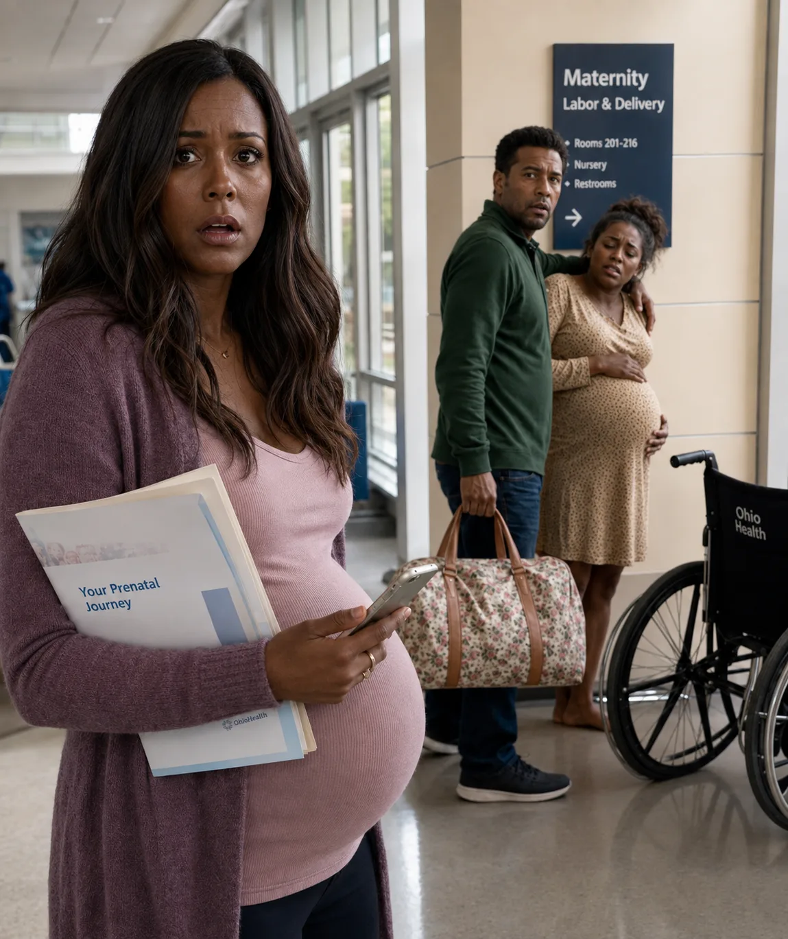My Husband Said He Was Flying to Denver for Work — At My Prenatal Appointment, I Watched Him Rush a Pregnant Stranger Down the Hall