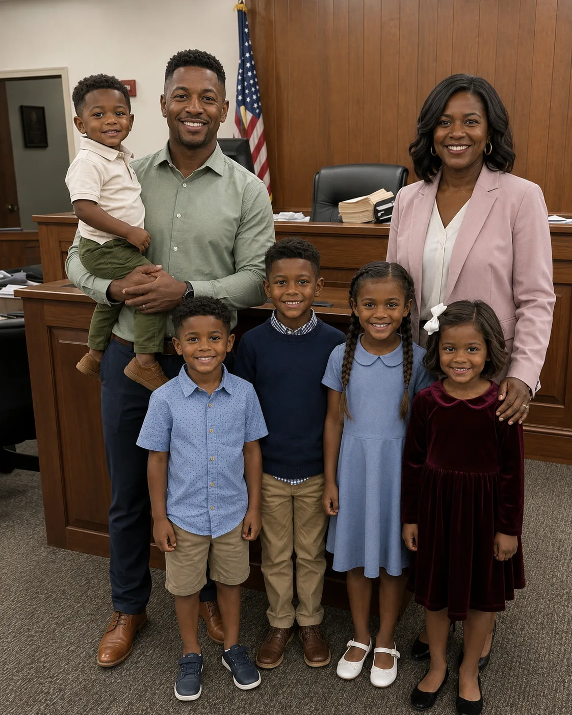Five Young Siblings Were About to Be Separated — Until One Single Man Asked to Adopt Them All