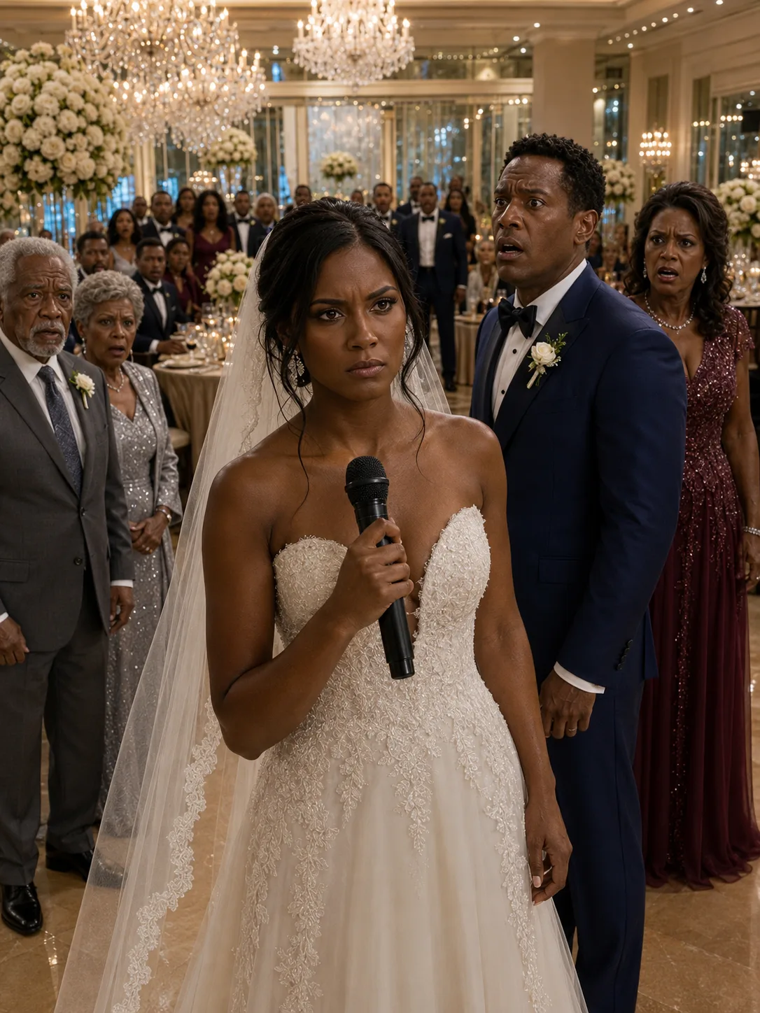 On My Wedding Day I Froze When I Saw Our Main Table Replaced — Nine Seats Taken by My Husband's Family While My Parents Were Left Standing. His Mother Looked Them Up and Down and Sneered, "They Look Poor."