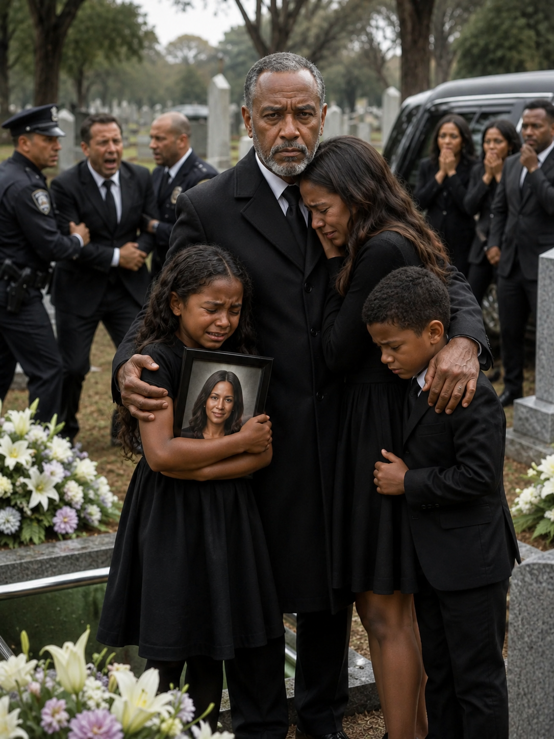 At My Daughters Funeral My Son-in-Law Pointed at His Three Daughters and Announced, "They're Going Into Foster Care. I Deserve a Fresh Start With My New Fiancée." More Than Two Hundred Mourners Went Silent — He Had No Idea the Girls Had Already Hidden Their Mother's Notebook, Secret Recordings, and One Final Envelope That Would End His Wedding Before He Reached the Altar.