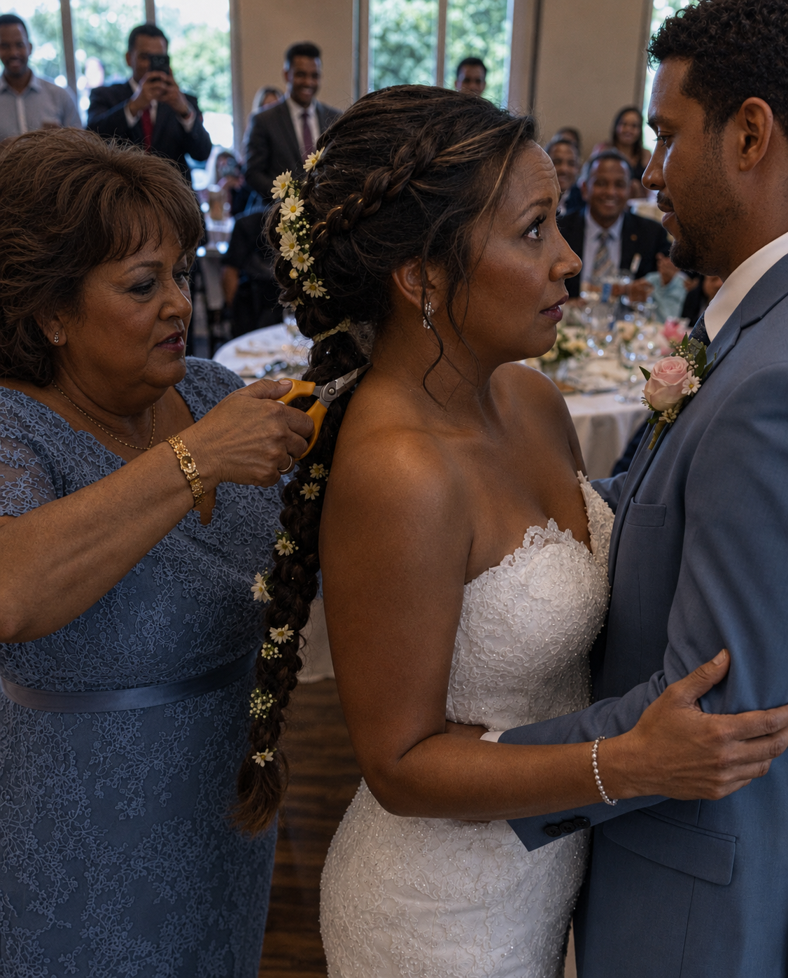 My MIL Snuck Up Behind Me at My Wedding and Cut Off My Hair, Calling It a "Family Tradition" — My Husband's Response Left Her Regretting It
