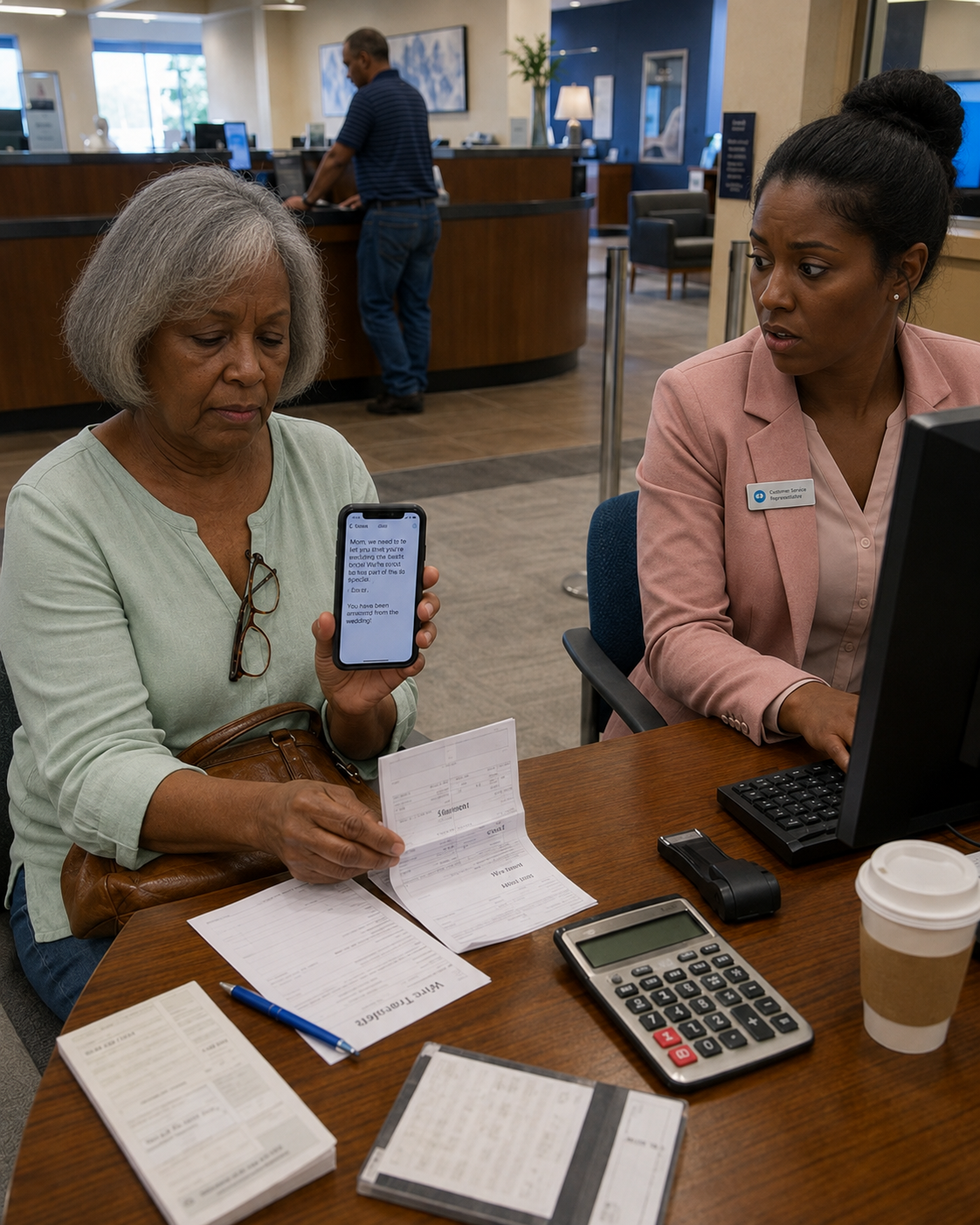 While I Sat at the Bank Ready to Wire $31,000 for My Daughter's Dream Honeymoon, One Text Message Made Me Cancel Everything