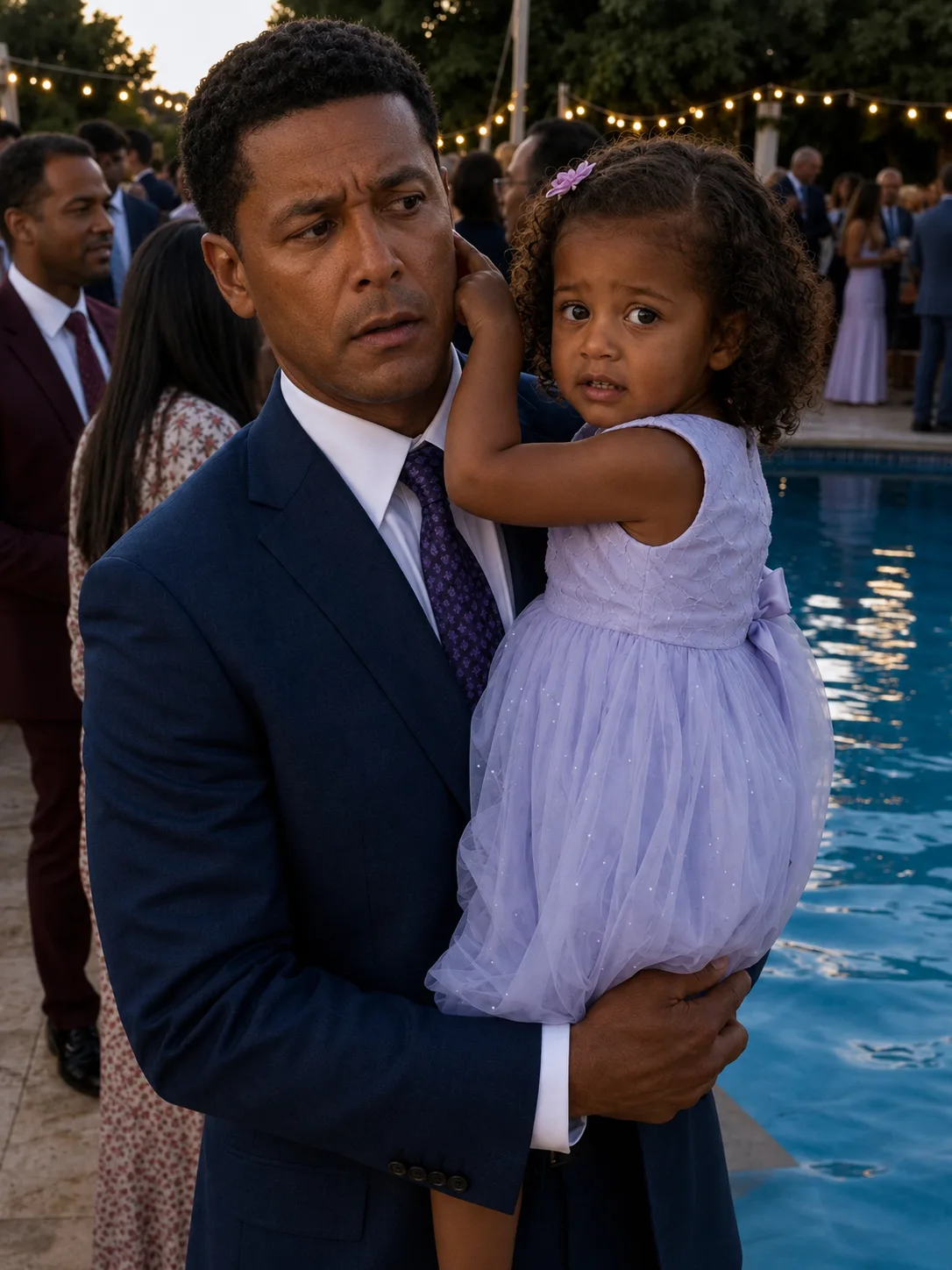 My 4-Year-Old Daughter Pointed At My Boss's Head And Swore Her Dead Daddy Was Hiding There — The Reason Why Left Me Shaking On His Pool Deck