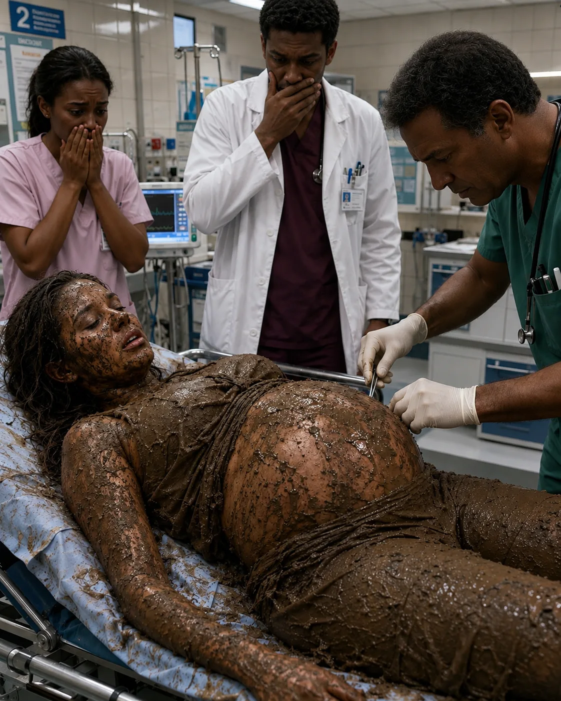 Where did all those larvae come from? The resident's hands were shaking as they cut the bandage off my leg — and I was seven months pregnant