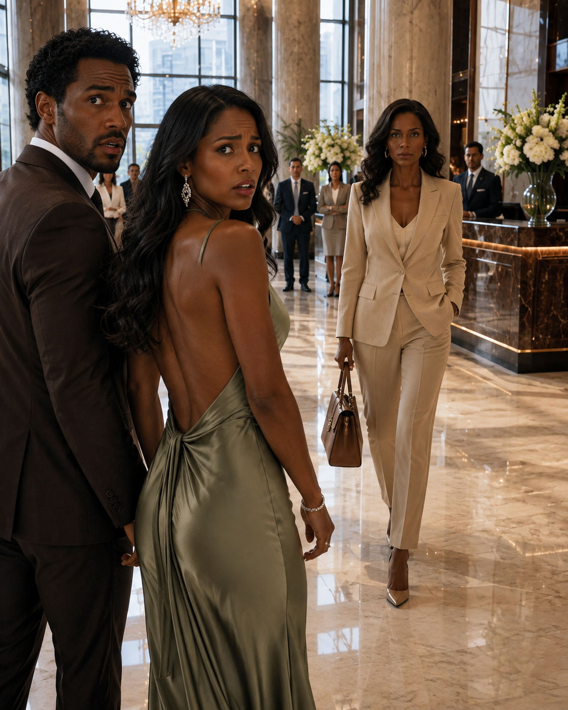 My husband checked his mistress into the most exclusive hotel in Manhattan, dropped his black card on the counter like he owned the place — and had no idea he actually did, because the woman he'd betrayed that morning had inherited it.