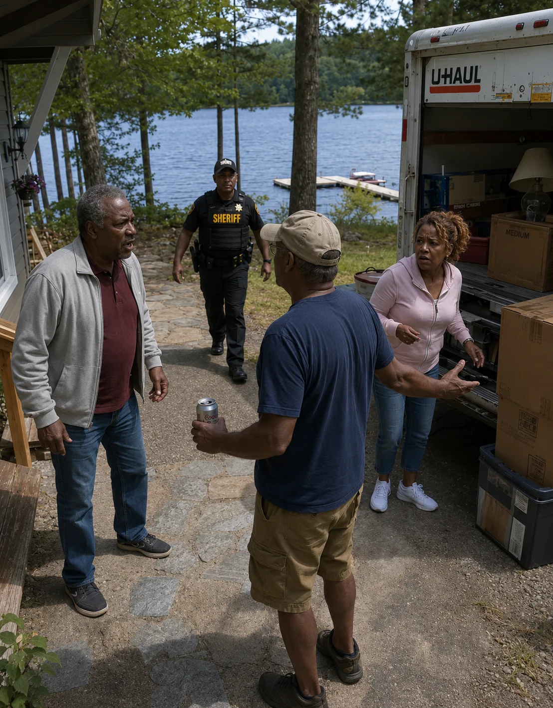 I Drove Up to Repair My Late Wife's Lake Cabin — and Found My Son-in-Law's Parents Unloading a U-Haul Into It