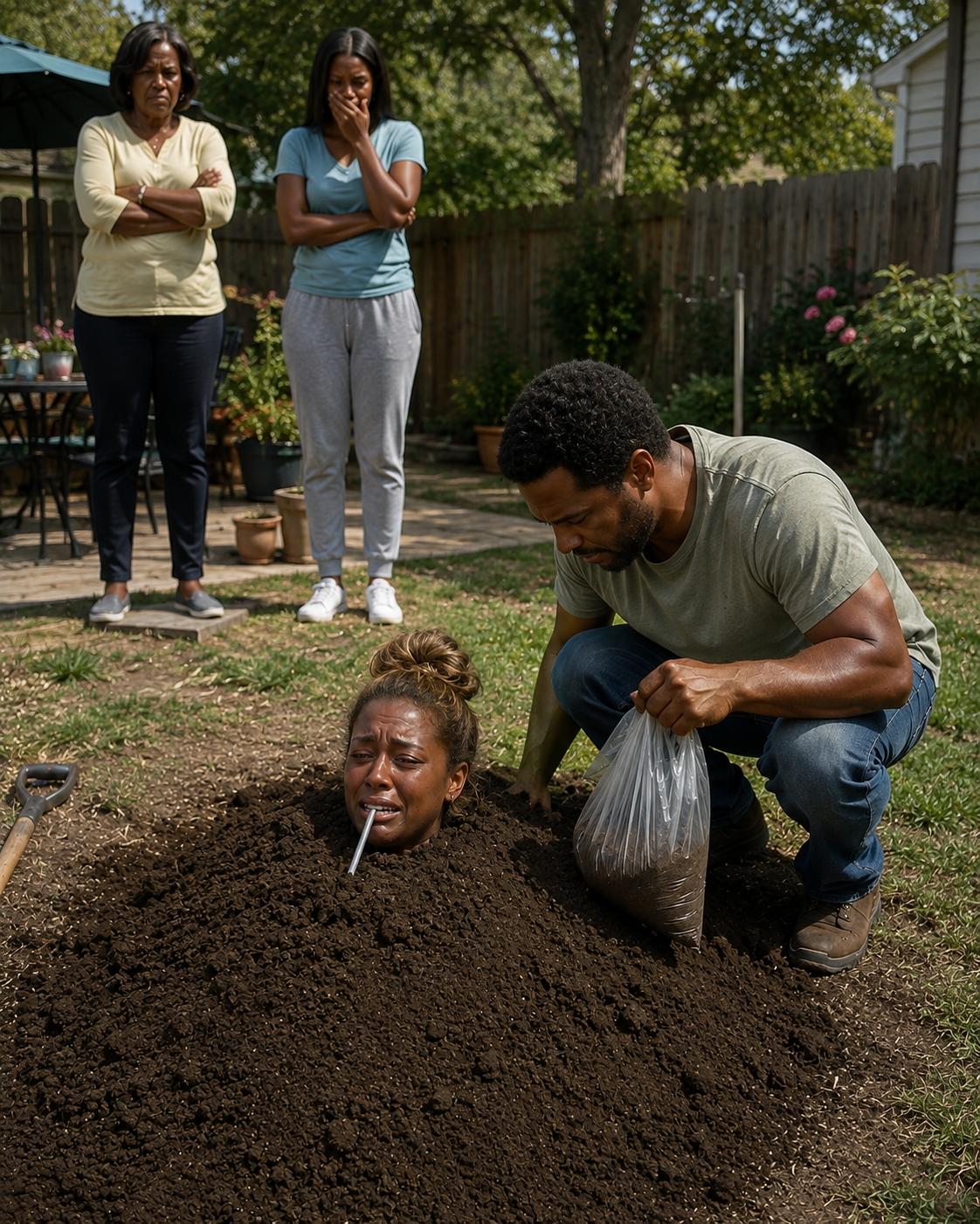 They Buried Me Up to My Neck in the Backyard While I Was Pregnant — And the Family Secret Waiting on the Other Side of That Phone Call