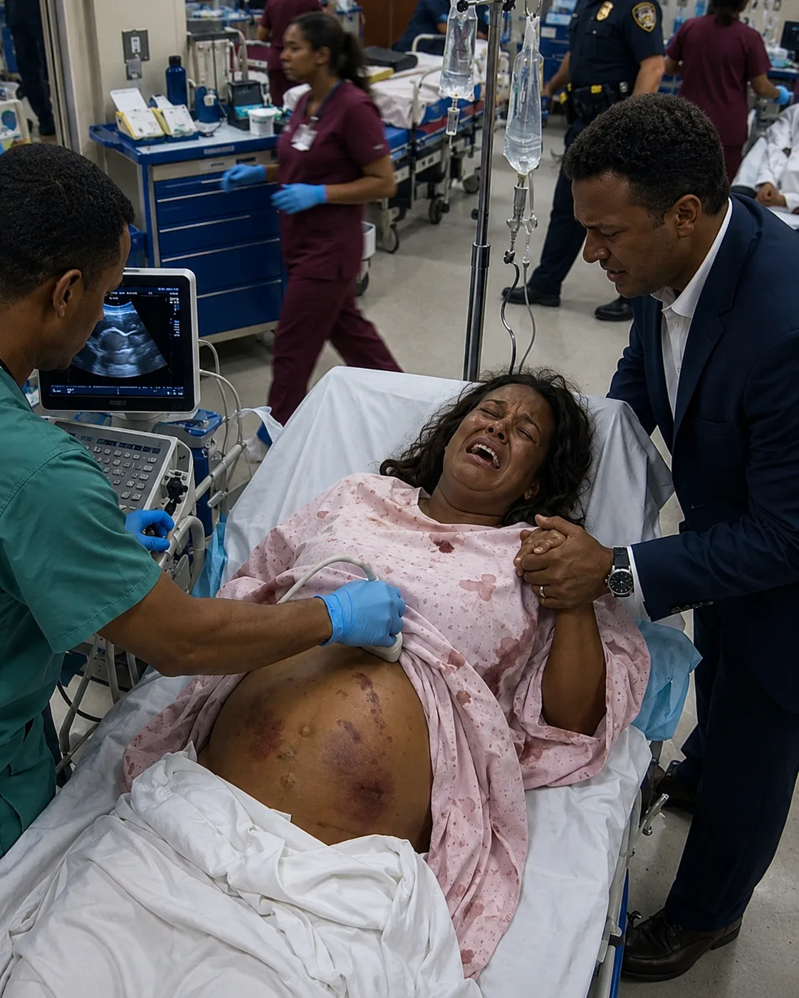 Pregnant Wife Pushed Down Stairs at Her Grandfather's Gala — What the ER Doctor Said Next Broke Her Family Apart