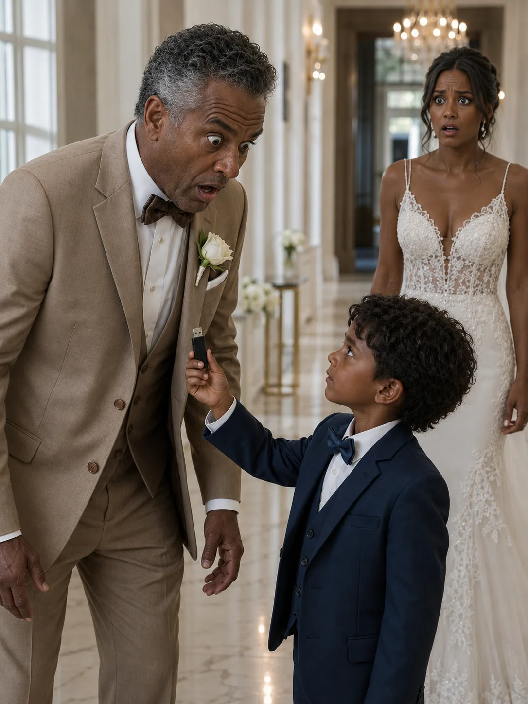 I Was About to Marry My Fiancée, Thirty Years My Junior. Minutes Before I Walked Down the Aisle, My Three-Year-Old Grandson Pulled Me Aside and Whispered, "She Hurt Mommy." Then He Handed Me a USB Drive That Would Unravel Everything.