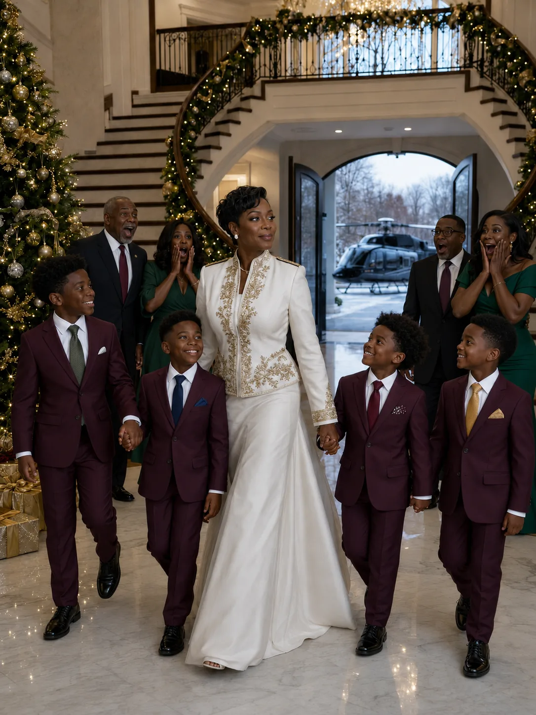 My Ex-Husband Called My Pregnancy a Lie for Eight Years — Then Four Little Boys Walked Beside Me Through the Snow and Made Him Face Everything He'd Refused to See