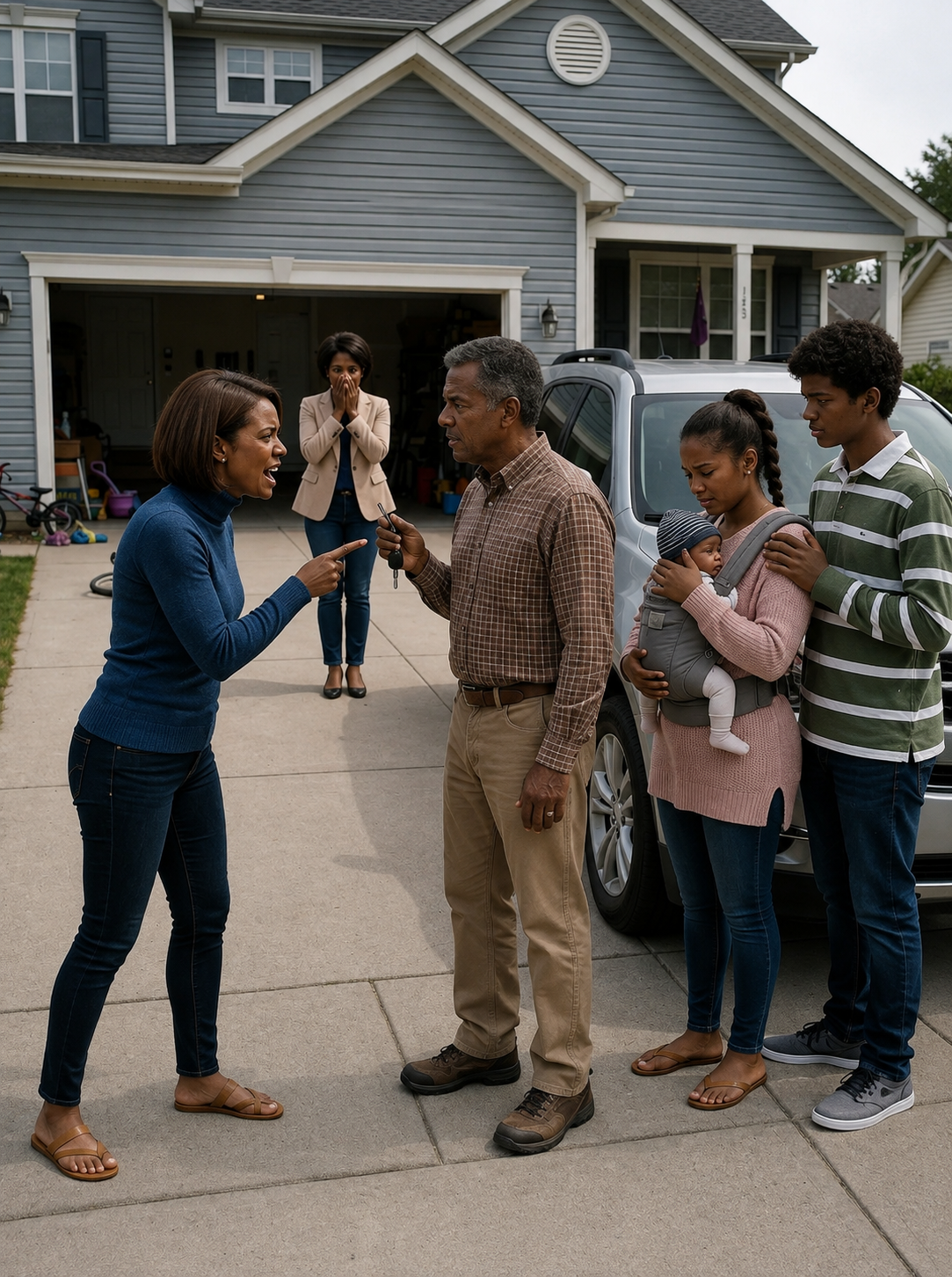 My Father Handed My Fully Paid SUV to My Sister Because "She's a Mom Now." I Didn't Say a Word—Until He Saw My Empty Garage